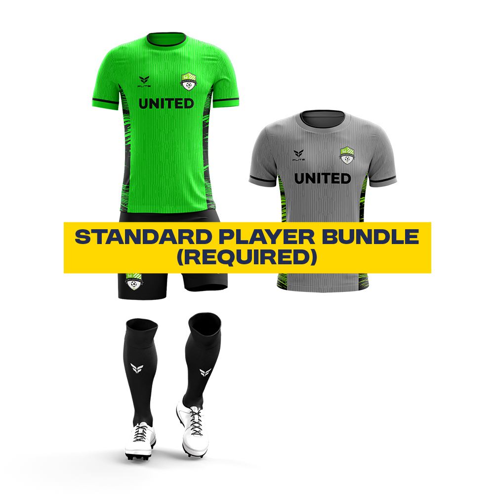 PAQUETE ESTÁNDAR PARA JUGADORES DEL GREENCASTLE UNITED SC