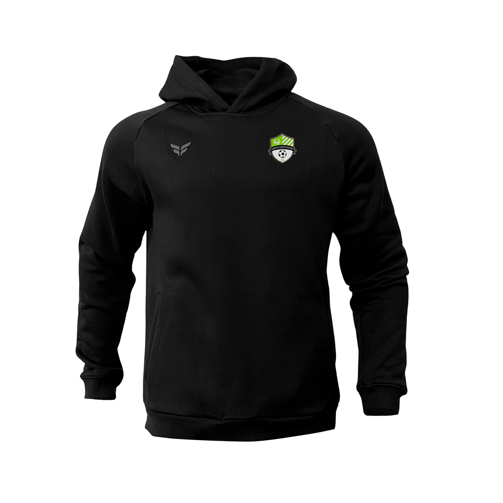 GREENCASTLE UNITED SC COTTON-BLEND PREMIUM HOODIE (BLACK)