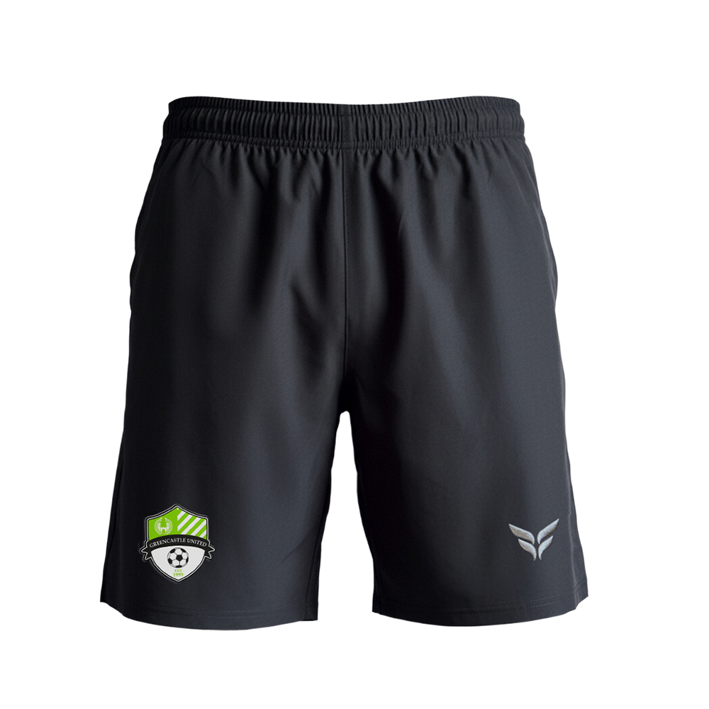 GREENCASTLE UNITED SC STEALTH SHORTS WITH POCKETS (BLACK)
