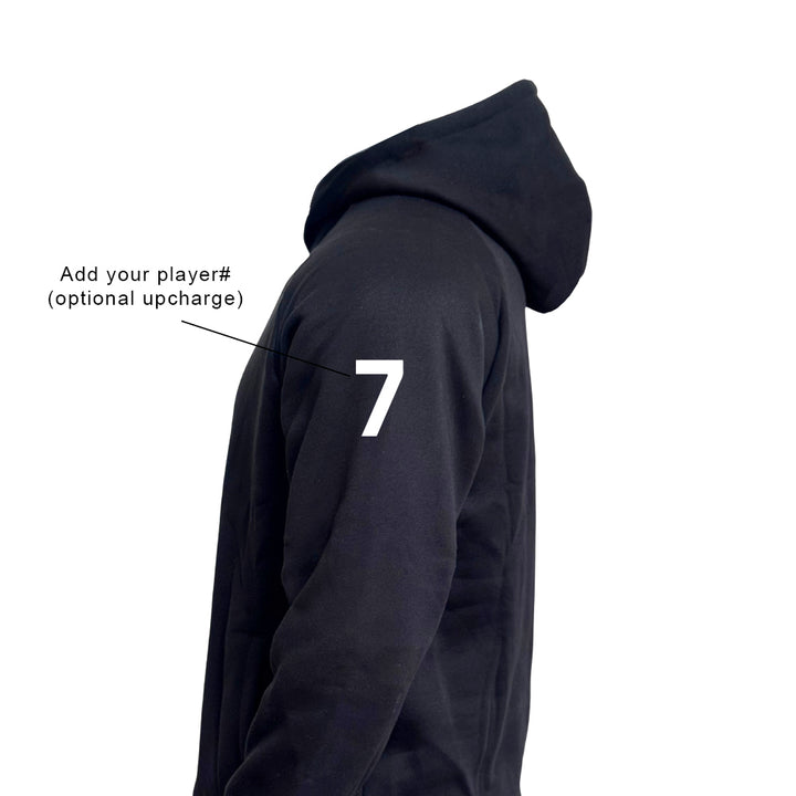 DOCA FUTEBOL COTTON-BLEND HOODIE (BLACK)