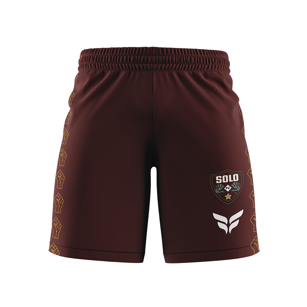 SOLO FC 2026 TST MIXED HOME SHORTS (OXBLOOD)