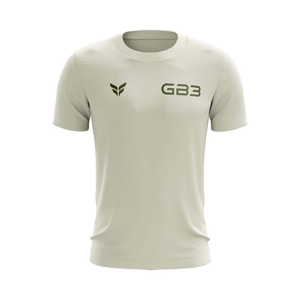 GB3 TRAINER JERSEY SS (CREME)