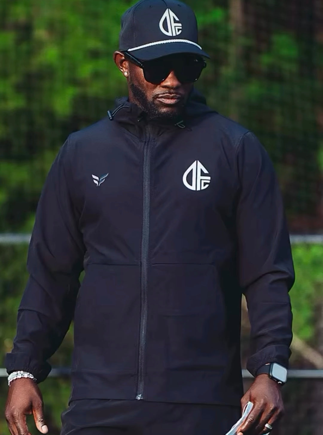 STEALTH HOODED JACKET x FLITE (BLACK)
