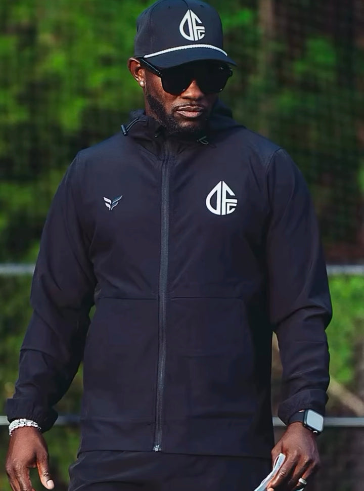 STEALTH HOODED JACKET x FLITE (BLACK)