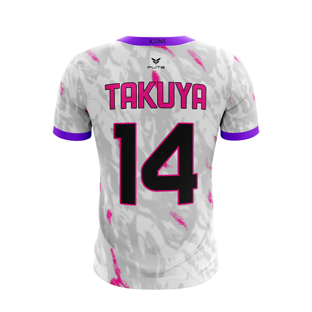 *TAKUYA* ICONS VS CREATORS JERSEY SS (WHITE)