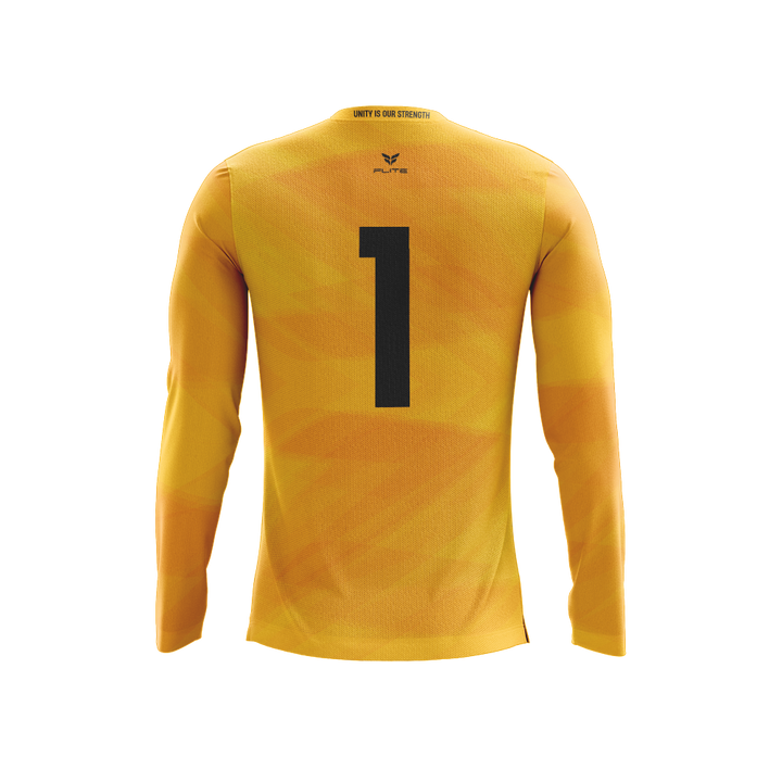 K THUNDER FC GK JERSEY LS (GOLD)