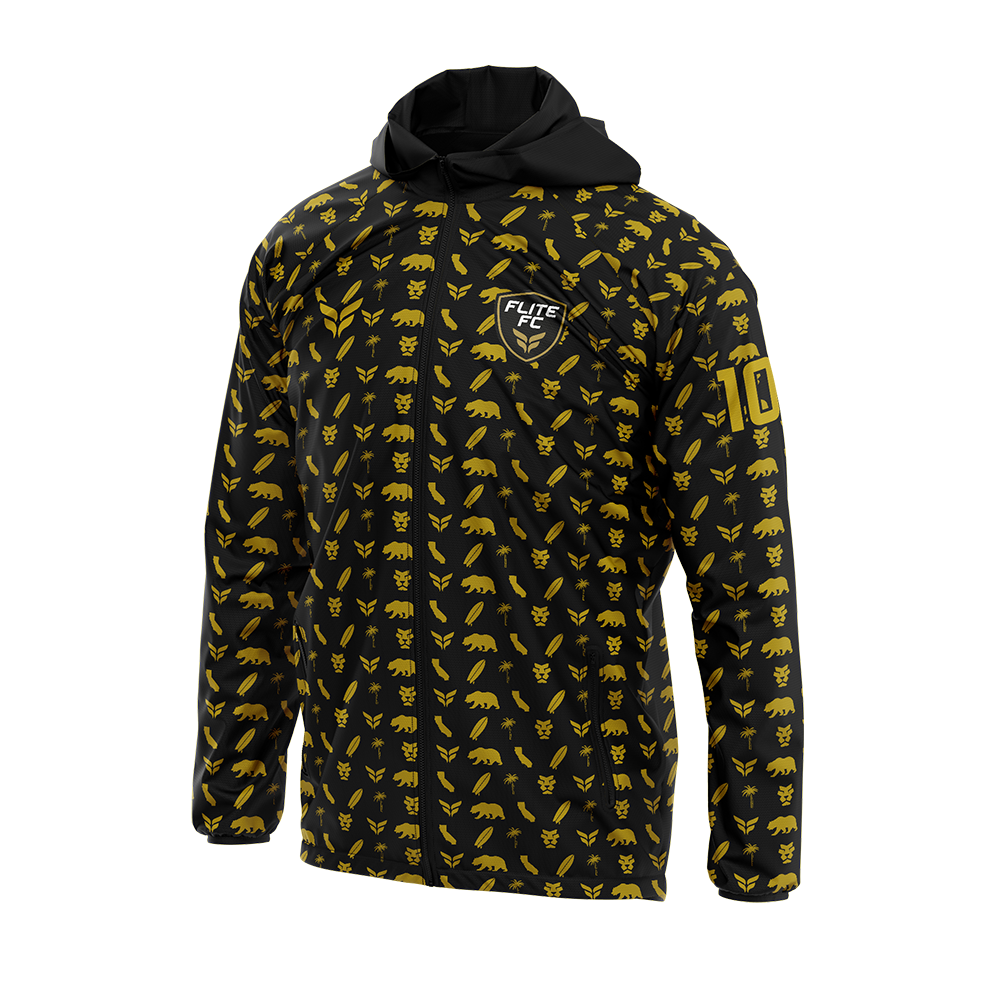 LION FUTBOL WINDBREAKER JACKET (BLACK)