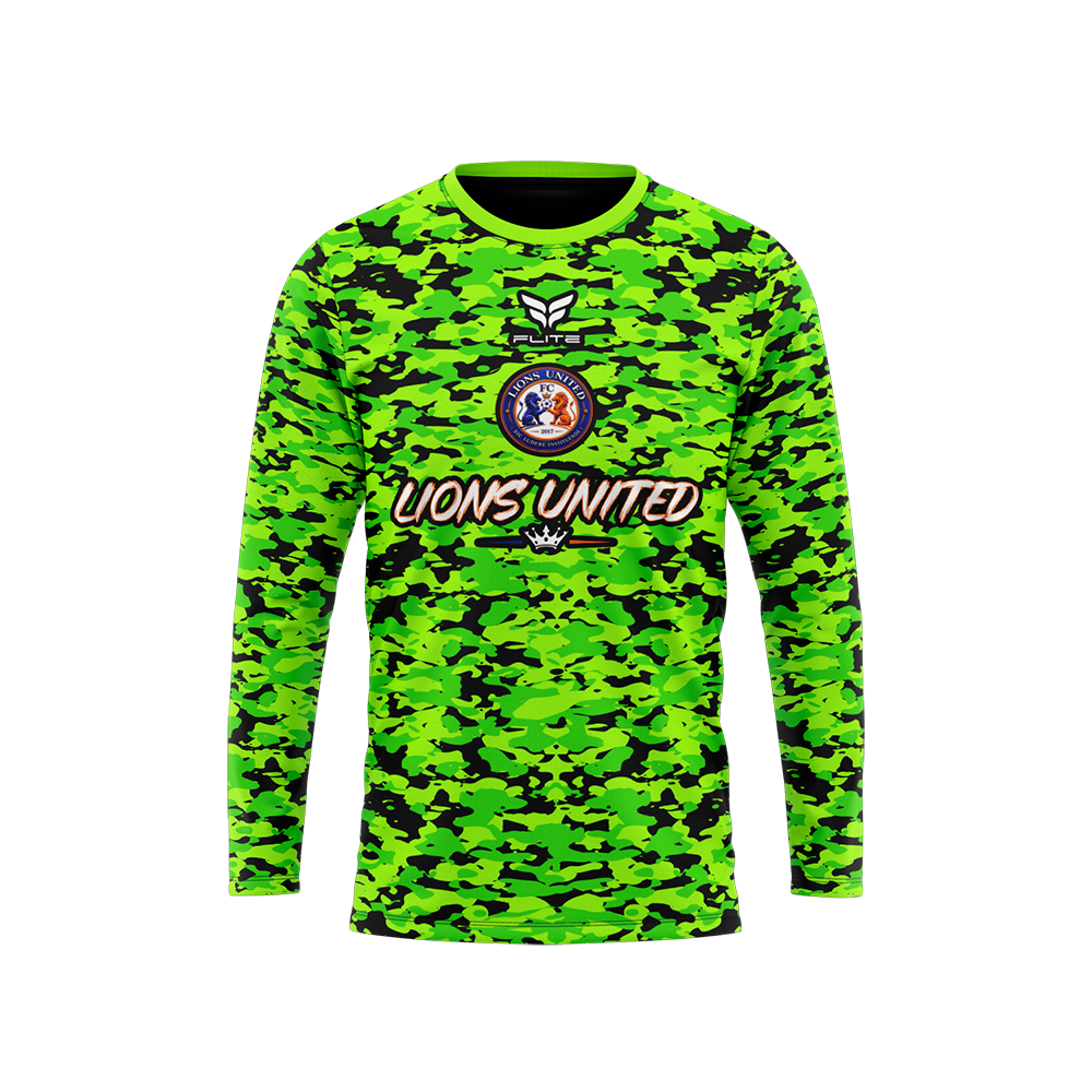 LIONS UNITED FC GK JERSEY LS (CAMO)