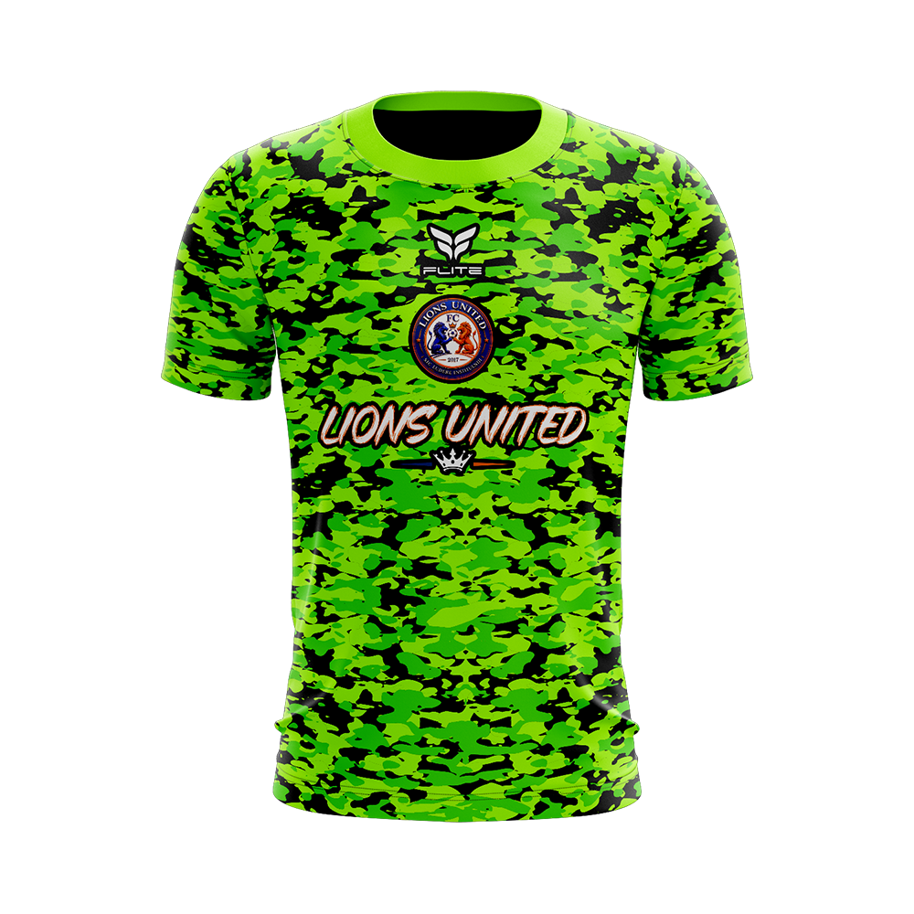 LIONS UNITED FC GK JERSEY SS (CAMO)