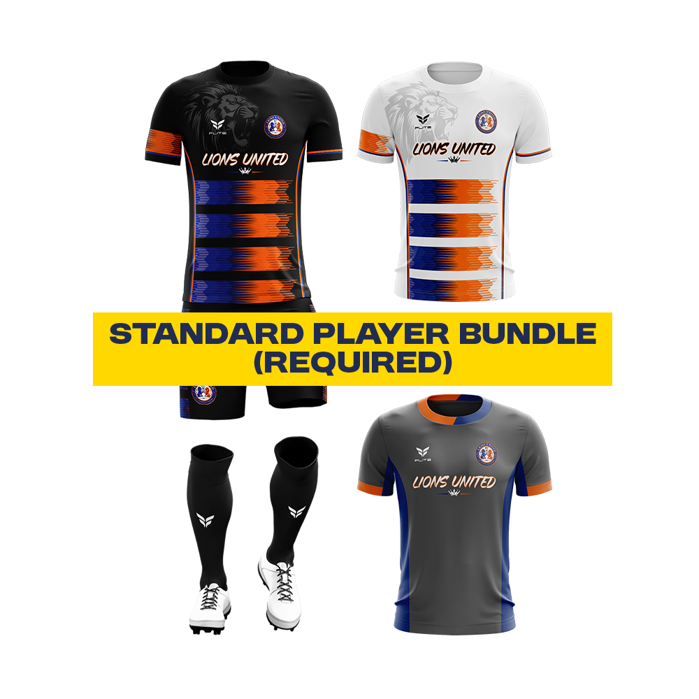 LIONS UNITED FC STANDARD PLAYER BUNDLE
