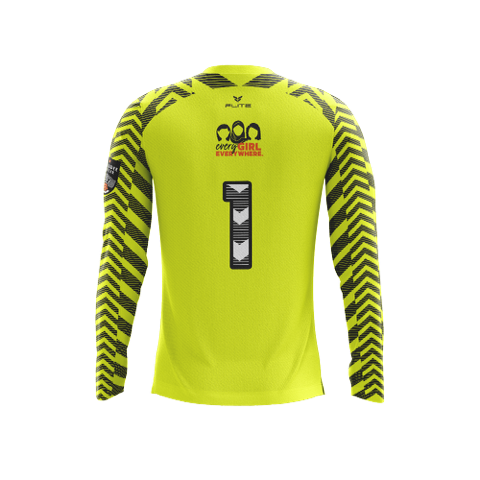 SHE BELONGS KEEPER JERSEY LS (YELLOW)