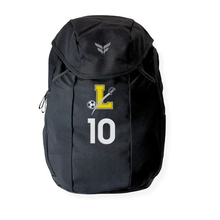 LEDYARD TEAM BACKPACK WITH PLAYER NUMBER (BLACK)