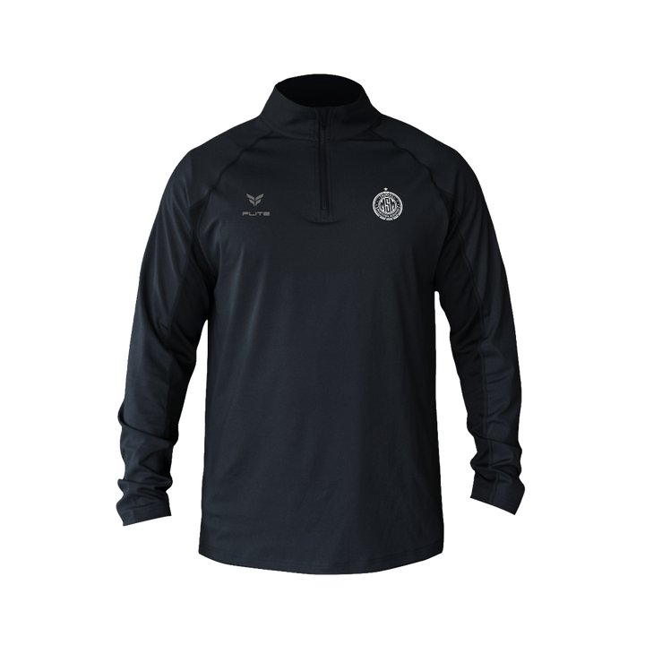 MSM PERFORMANCE ACADEMY STEALTH QUARTER-ZIP (BLACK)