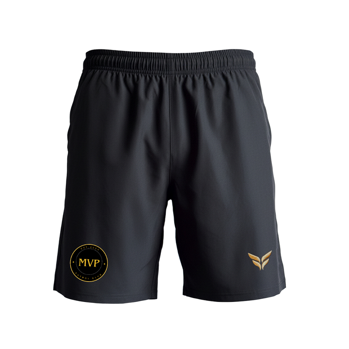 MVP FC STEALTH SHORTS WITH POCKETS (BLACK)
