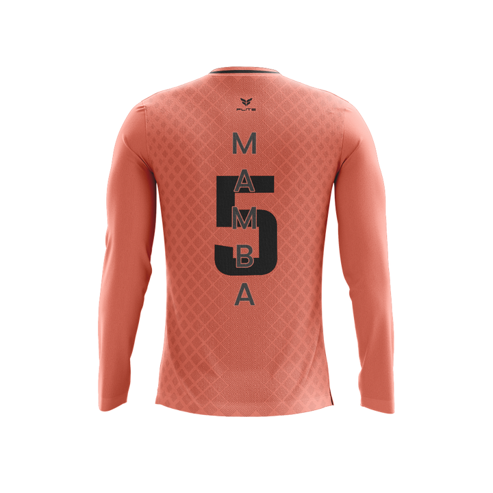 CAMISETA DE VISITANTE MANGA CORTA MAMBA ATHLETIC CLUB (MELOCOTÓN)