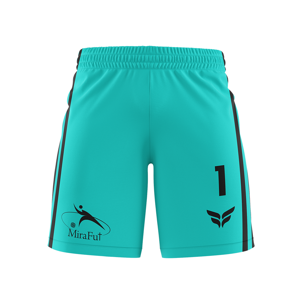 MIRAFUT KEEPER SHORTS (TURQUOISE)