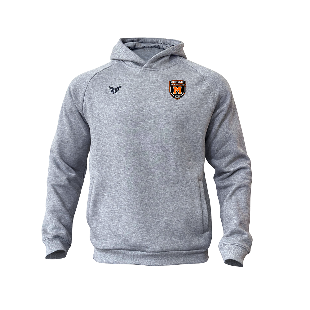 MONTVILLE YOUTH SC COTTON-BLEND PREMIUM HOODIE (GREY)