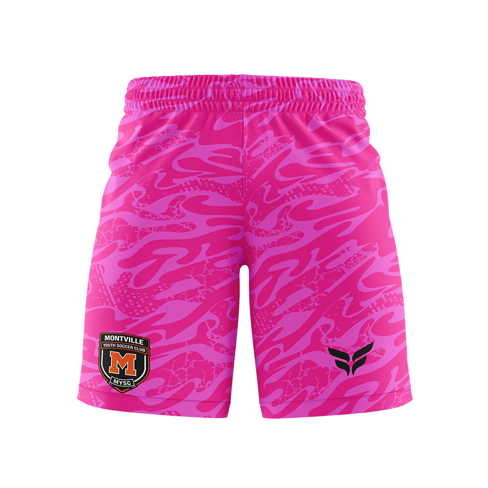 MONTVILLE YOUTH SC GK SHORTS (PINK)