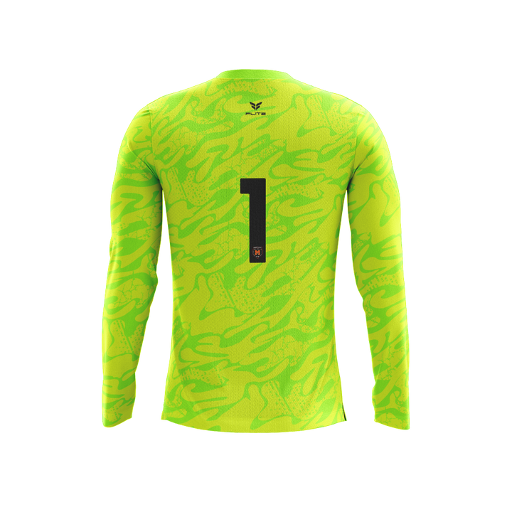 MONTVILLE YOUTH SC GK JERSEY LS (NEON GREEN)