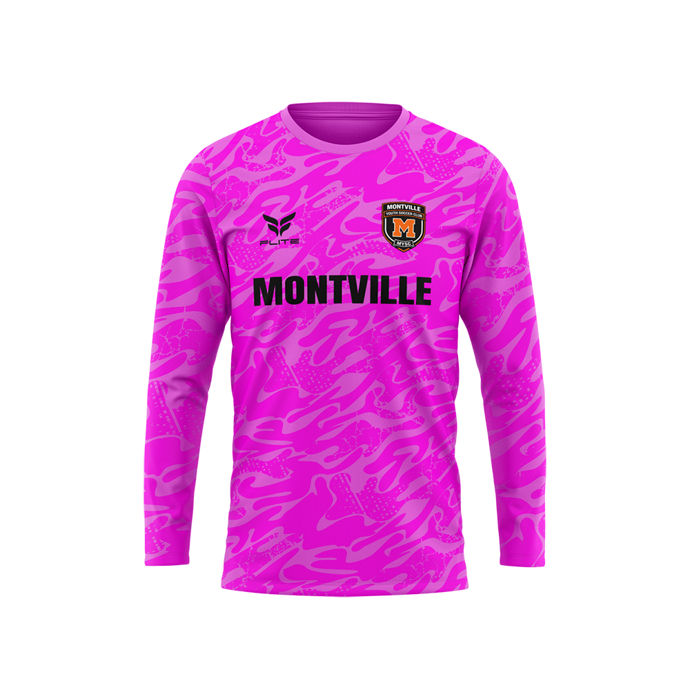 MONTVILLE YOUTH SC GK JERSEY LS (PINK)
