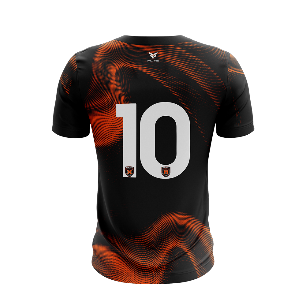 MONTVILLE YOUTH SC HOME JERSEY SS (BLACK)