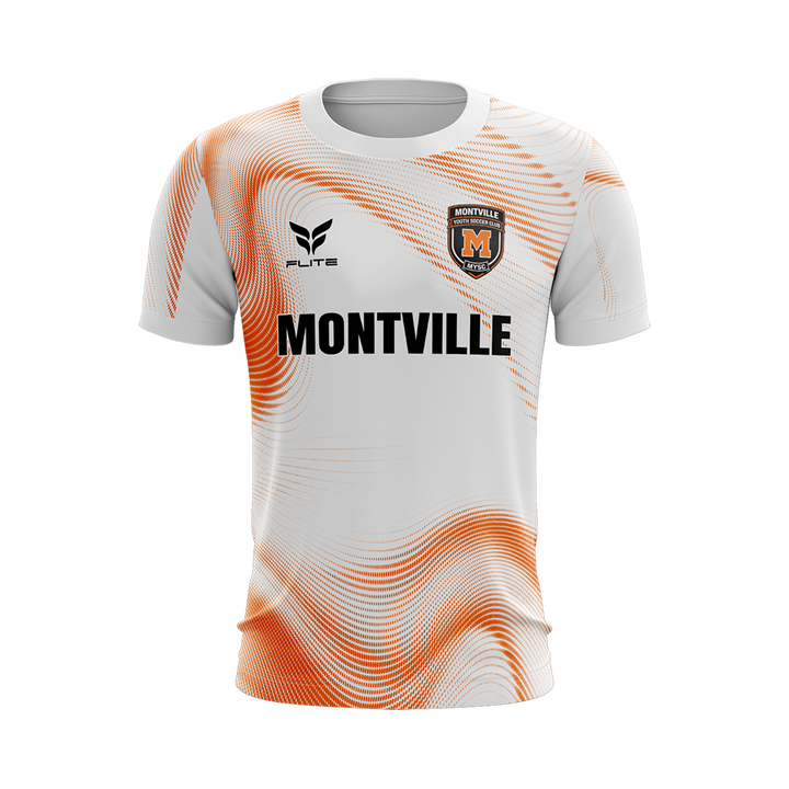 MONTVILLE YOUTH SC AWAY JERSEY SS (WHITE)