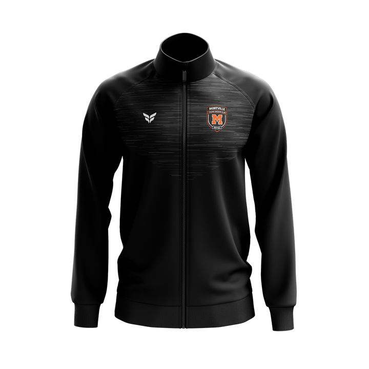 MONTVILLE YOUTH SC WARM-UP JACKET (BLACK)