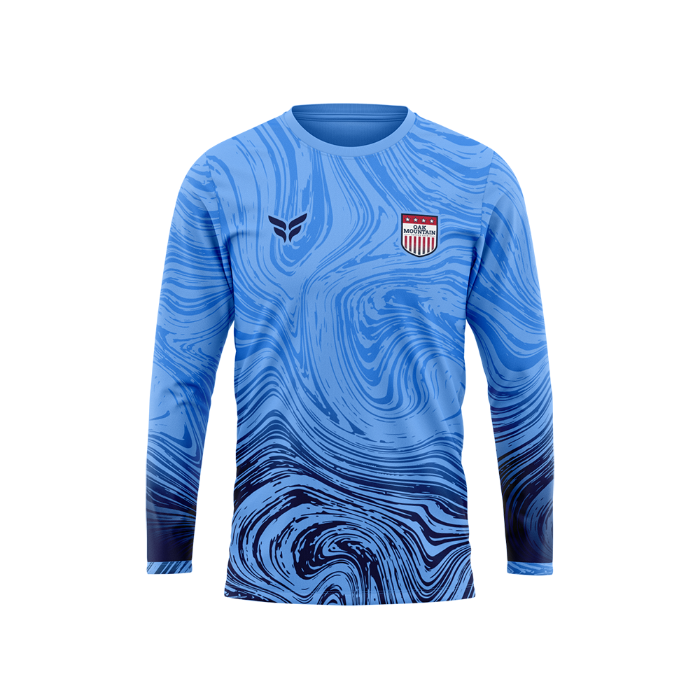 OAK MOUNTAIN SC GK JERSEY LS (BLUE)