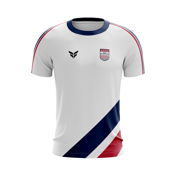 OAK MOUNTAIN SC AWAY JERSEY SS (WHITE)