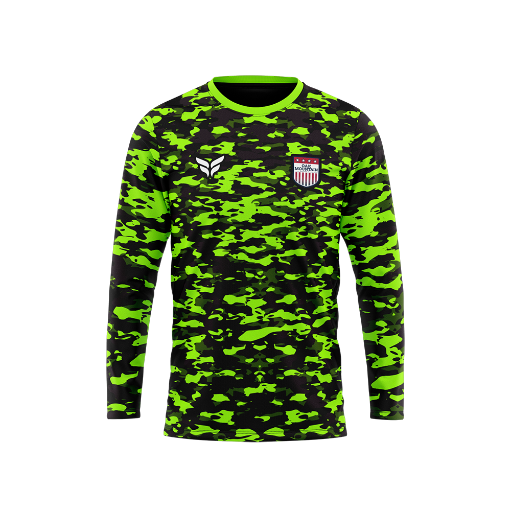 OAK MOUNTAIN SC GK JERSEY LS (CAMO)