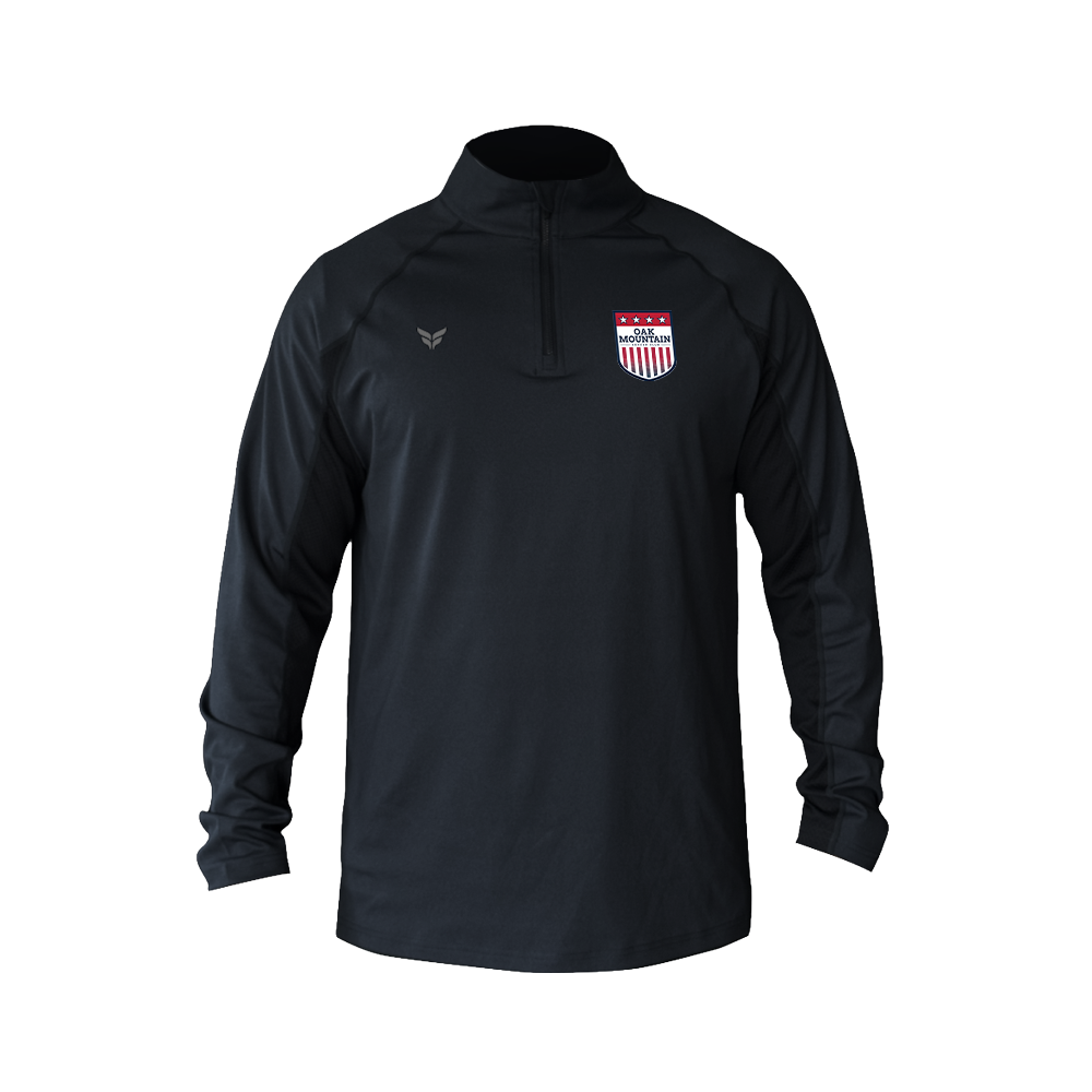 OAK MOUNTAIN SC STEALTH QUARTER-ZIP (BLACK)