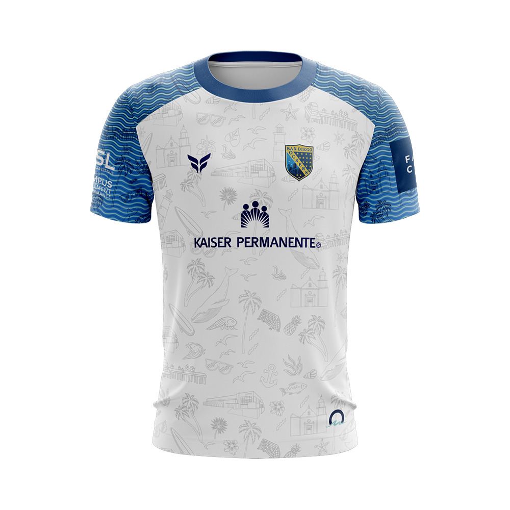 SD SOCKERS OCEANSIDE JERSEY SS (WHITE)