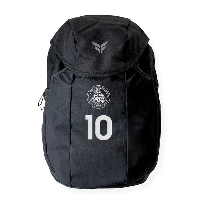 PALADIN SOCCER CLUB TEAM BACKPACK WITH PLAYER NUMBER (BLACK)