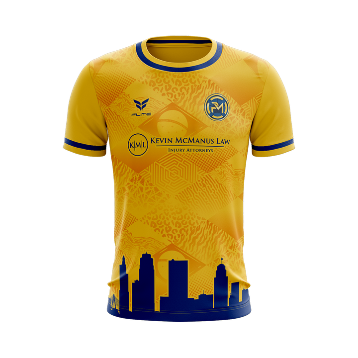 CAMISETA DE JUGADOR PLAYMAKER SA MC (AMARILLO)