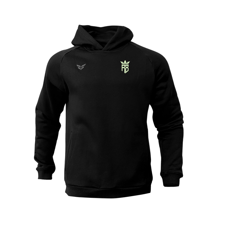 R8 ACADEMY COTTON-BLEND HOODIE (BLACK)