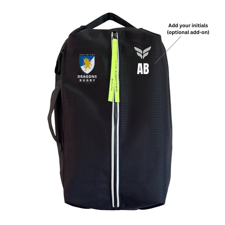 ENCINITAS DRAGONS GAME DAY BAG WITH OPTIONAL INITIALS (BLACK)