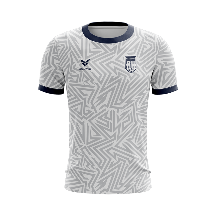 CAMISETA VISITANTE ROCKY HILL SC MANGA CORTA (BLANCO)