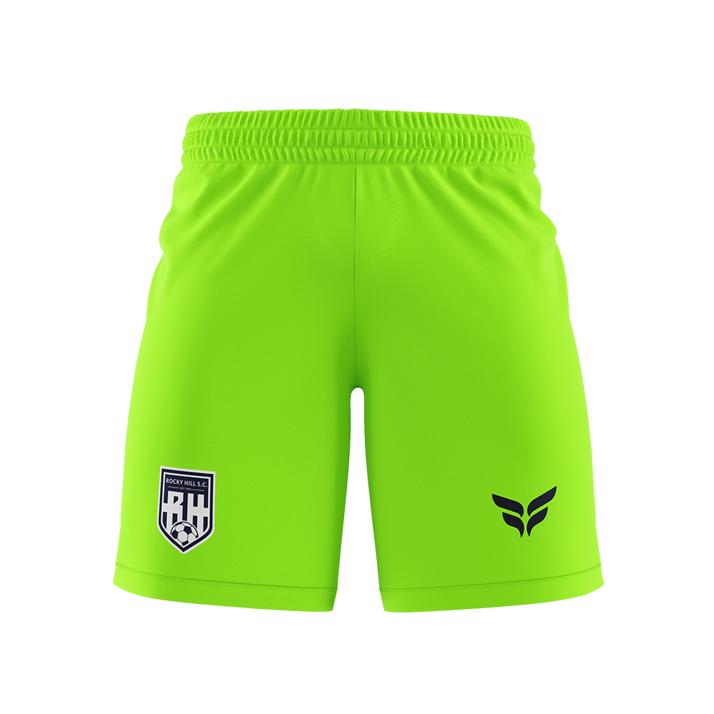 ROCKY HILL SC GK SHORTS (NEON GREEN)
