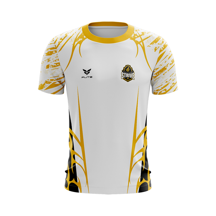 STRIVE FUTBOL GAME JERSEY SS (WHITE YELLOW)
