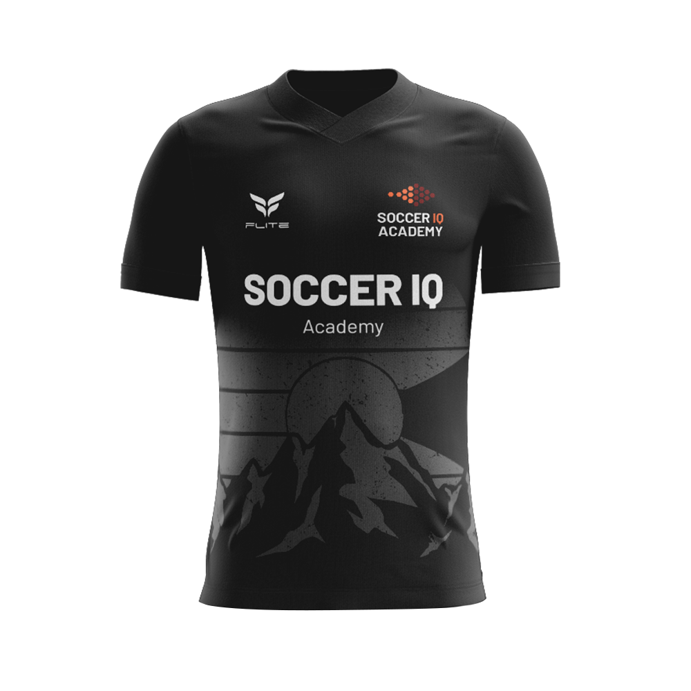 SOCCER IQ COACH JERSEY SS (BLACK)