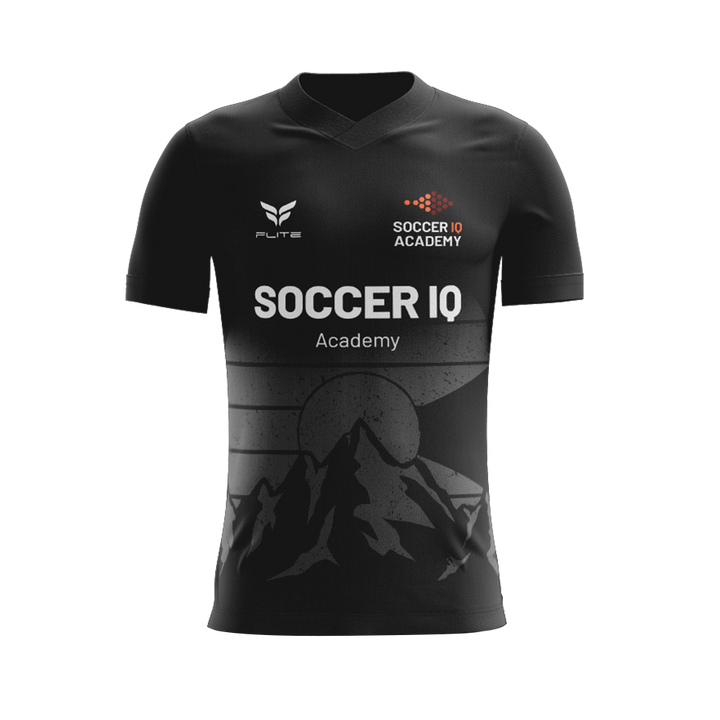 SOCCER IQ COACH JERSEY SS (BLACK)