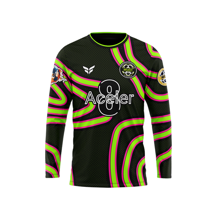 AFCR SELECT ACELER8 JERSEY GK LS (BLACK)