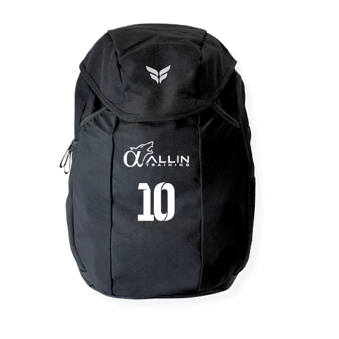ALLIN TRAINING TEAM BACKPACK WITH PLAYER NUMBER (BLACK)
