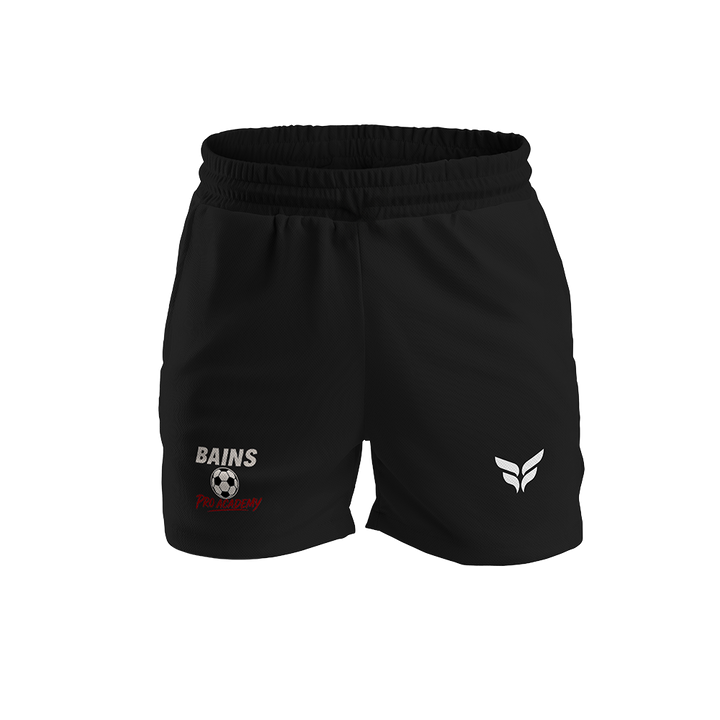 BAINS SHORTS W/ZIPPERED POCKETS (BLACK)