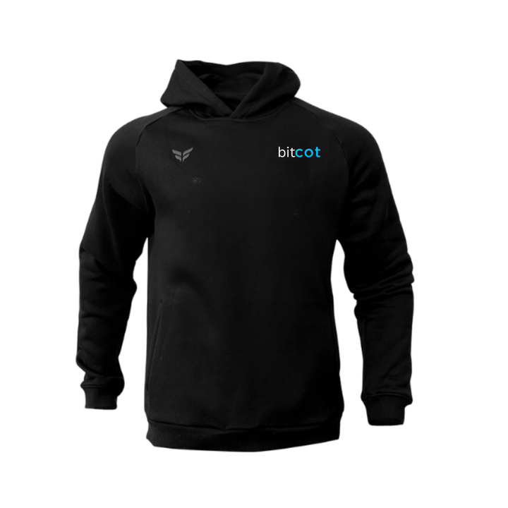 BITCOT COTTON-BLEND HOODIE (BLACK)