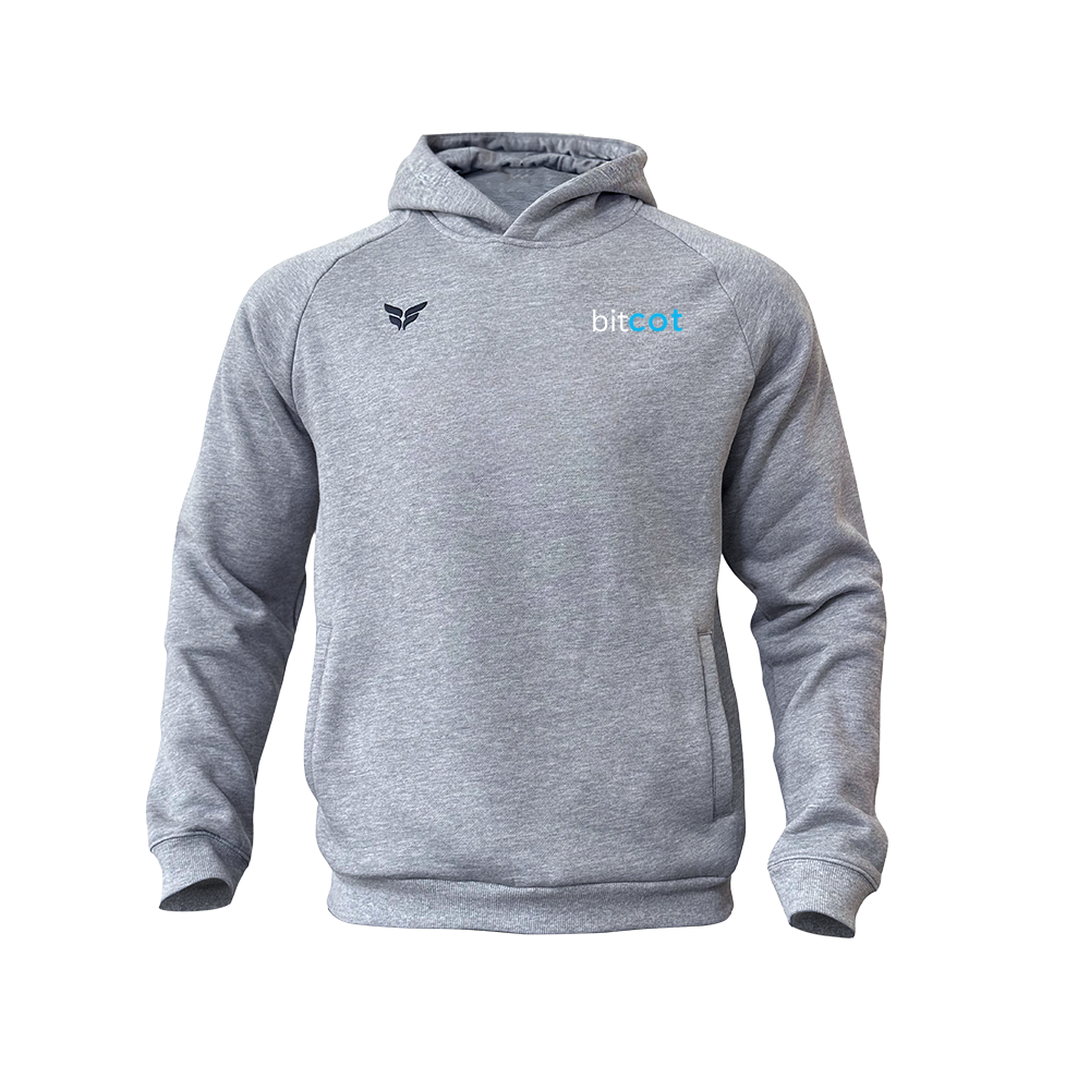 Bitcot Indore BITCOT COTTON-BLEND PREMIUM HOODIE (GREY) β Flite Sports