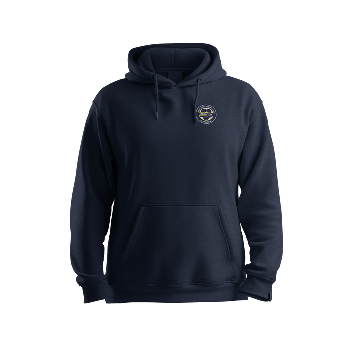 BRIGHTON COTTON-BLEND HOODIE (NAVY)