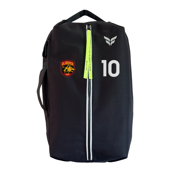 CLASICO FC GAME DAY BAG WITH PLAYER NUMBER (BLACK)