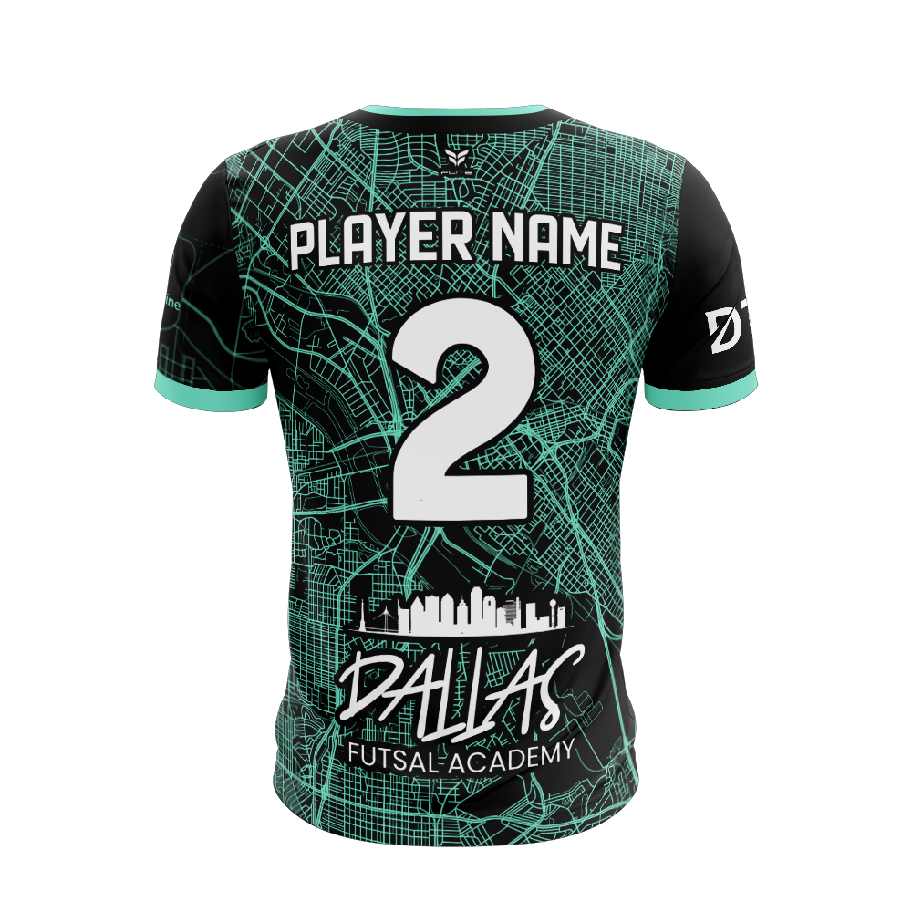 DALLAS FUTSAL ACADEMY AWAY JERSEY SS (BLACK)