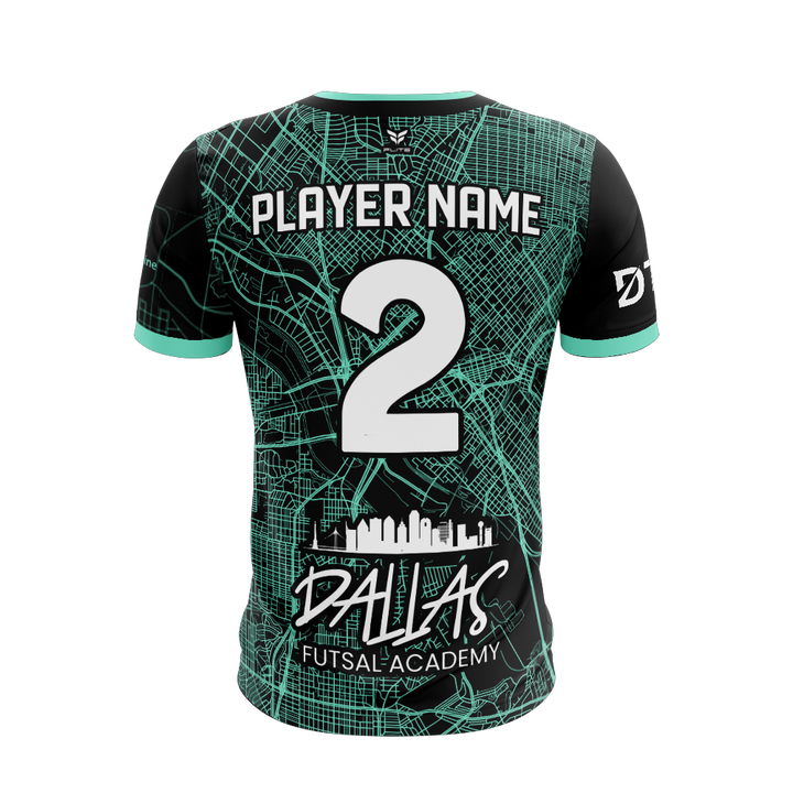 DALLAS FUTSAL ACADEMY AWAY JERSEY SS (BLACK)